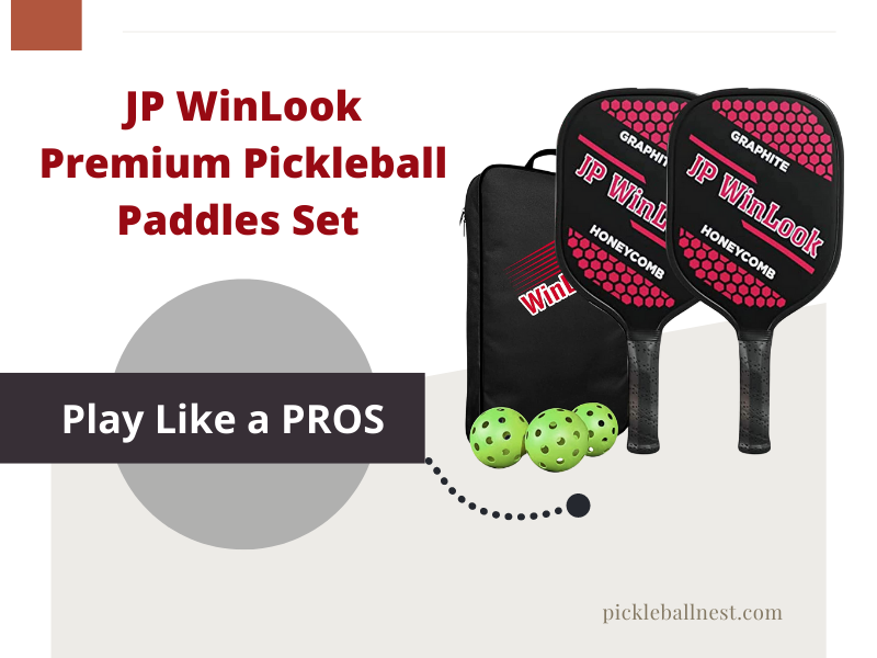 JP WinLook Premium Pickleball Paddles Set 