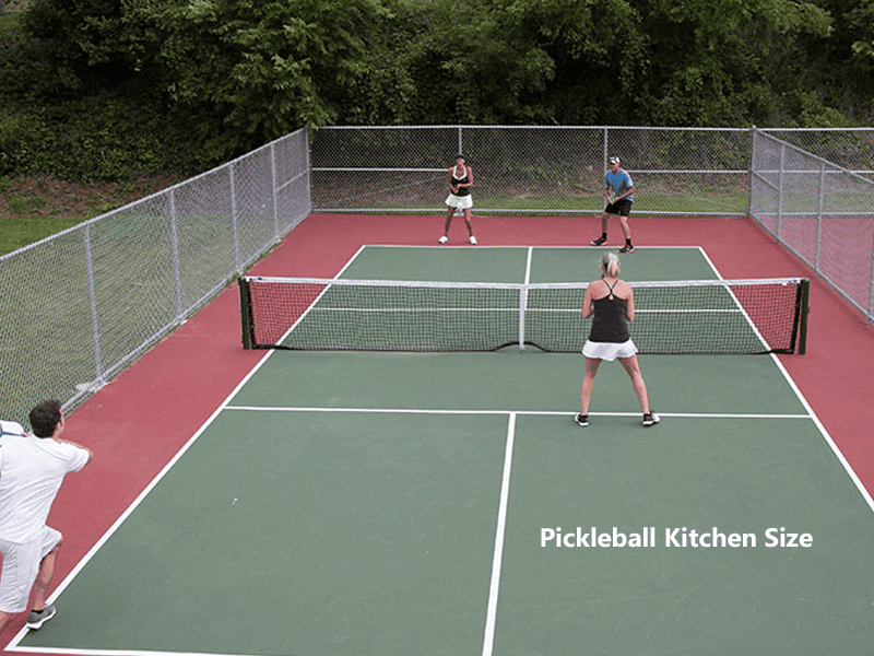 Pickleball Kitchen Size